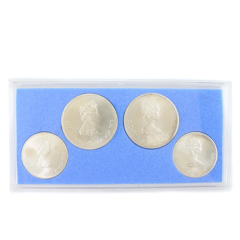 モントリオールオリンピック シルバープルーフ 4枚セット 5ドル銀貨×2