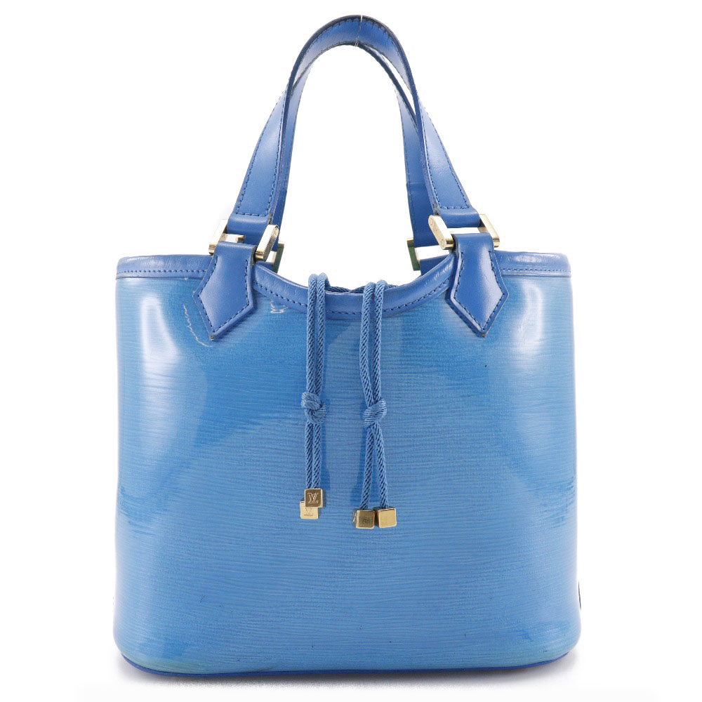 ルイ・ヴィトン LOUIS VUITTON ミニラグーンベイ ハンドバッグ エピプラージュ M92472 パイル スペイン製 2003年 水色 CA0013 巾着 Mini lagoon bay レディース【中古】|質にしきの【ブランド販売・買取】