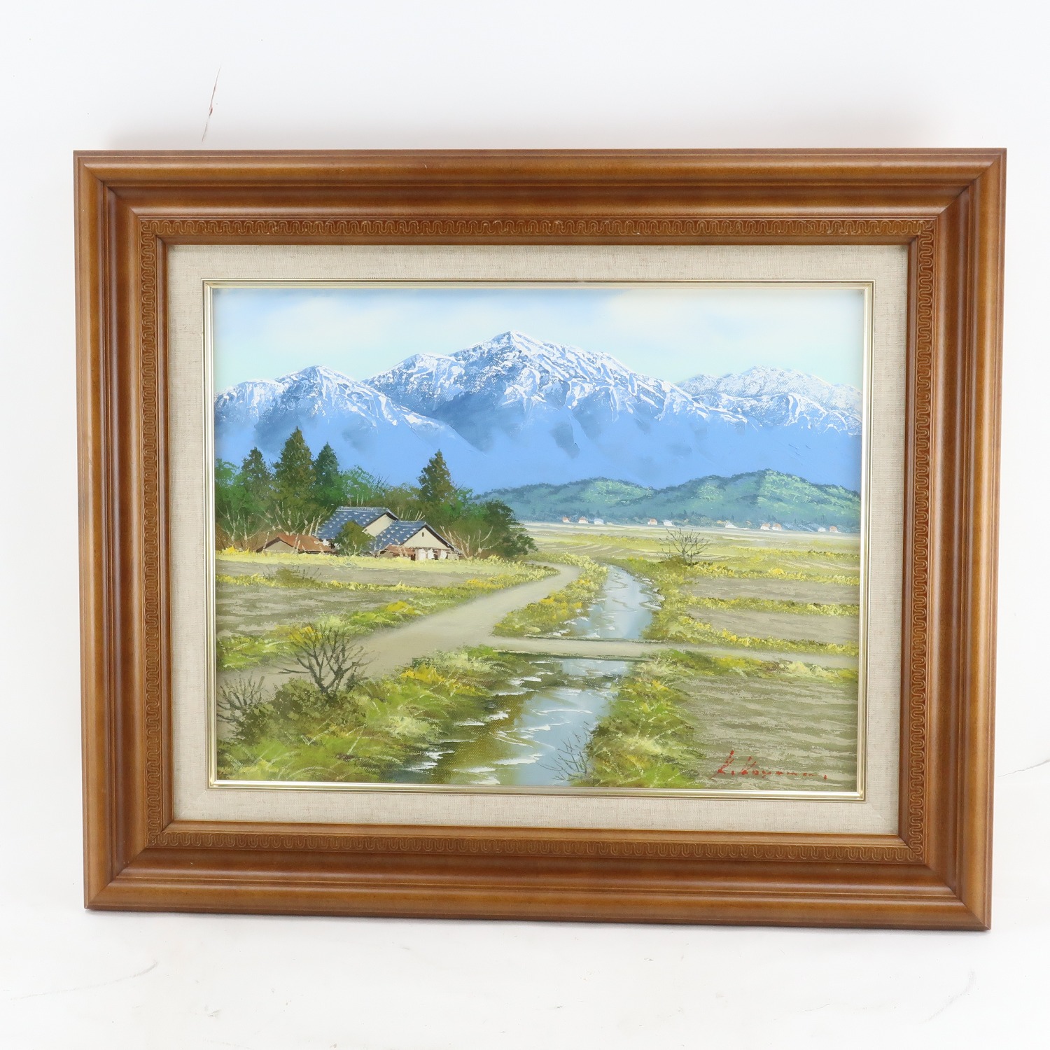 絵画 楽天市場】小山潔 絵画 信州路北アルプス 絵画 Kiyoshi Koyama