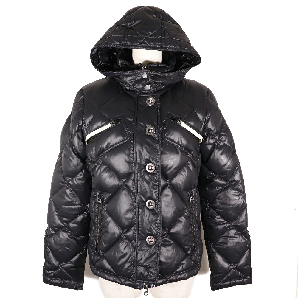 トミー・ヒルフィガー TOMMY ダウンジャケット ポリエステル&times;ナイロン&times;ダウン 黒 レディース【中古】｜質にしきの【ブランド販売・買取】