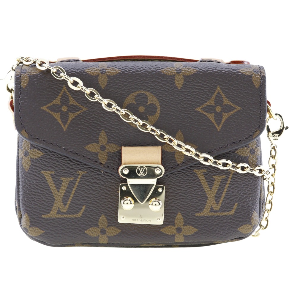 ルイ・ヴィトン LOUIS VUITTON ミクロ・メティス ショルダーバッグ M81267 モノグラムキャンバス フランス製 茶 斜め掛け フラップ Micro Metis レディース【中古】Aランク｜質にしきの【ブランド販売・買取】