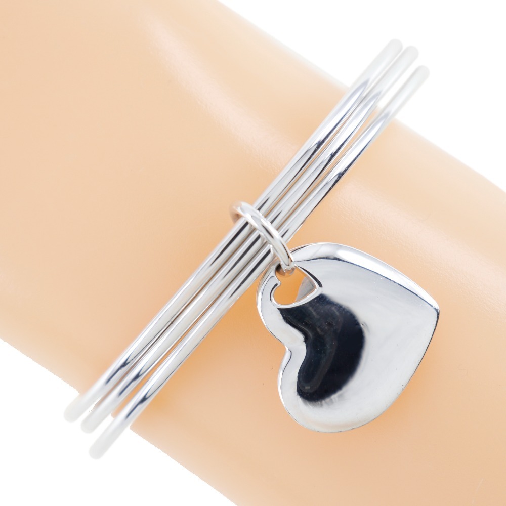 楽天市場】ティファニー Tiffany & Co. バングル ハート ウィズ ボウ