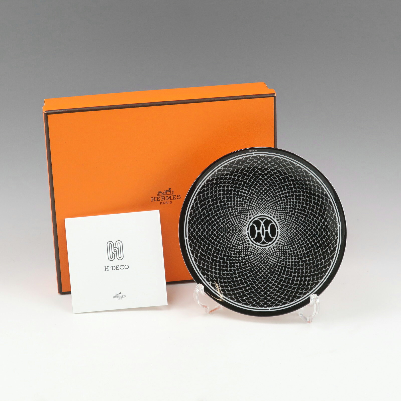 エルメス HERMES アッシュデコ Hデコ 食器 14cm プレート 1枚【未使用】Sランク 18,060円