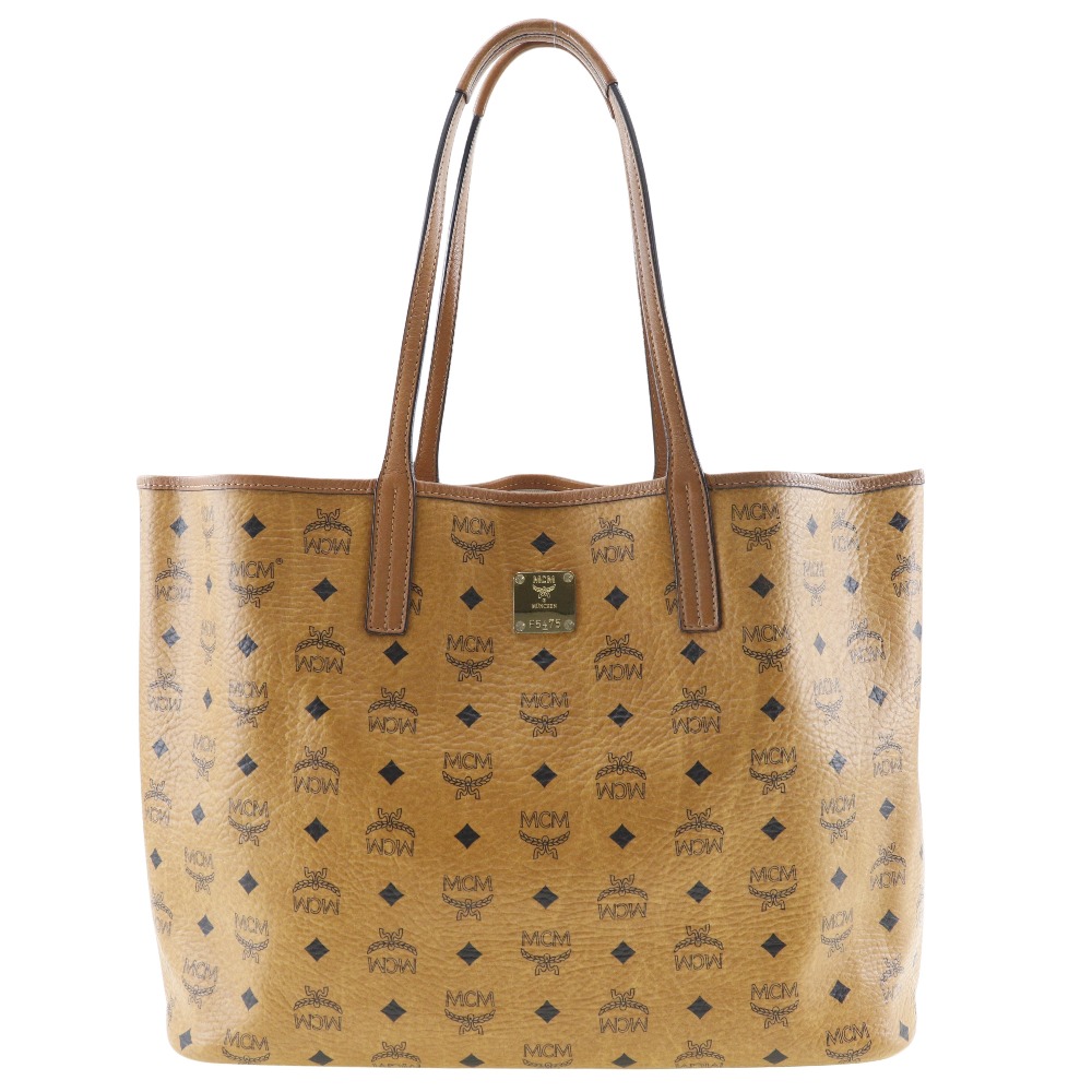 MCM エムシーエム トートバッグ ヴィセトス ロゴ金具 ロゴプレート A4可 クラシック〉トートバッグ - ヴィセトス（トートバッグ）｜MCM
