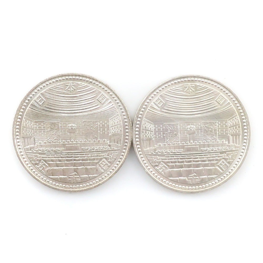 五千円プルーフ硬貨 裁判所100周年記念5000円銀貨  平成 2年発行 s__3006469.jpg