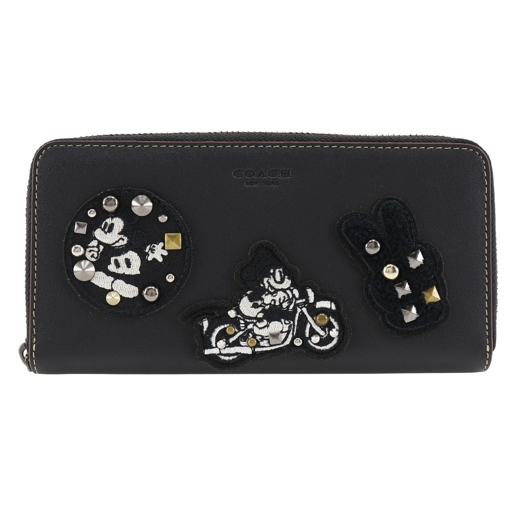 新品　COACH ブラック　長財布 アリエル　ディズニー　リトルマーメイド 新品 COACH ブラック 長財布 アリエル ディズニー リトルマーメイド
