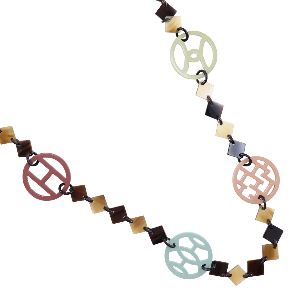 エルメス HERMES ディーヴァ ネックレス バッファローホーン 約40.7g Diva レディース【中古】A-ランク|質にしきの【ブランド販売・買取】