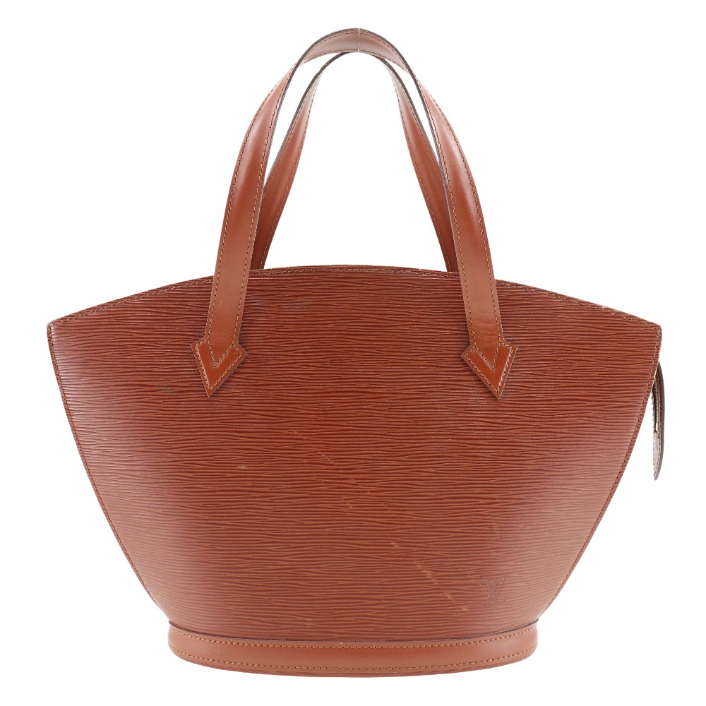 ルイ・ヴィトン LOUIS VUITTON サンジャック ハンドバッグ M52273 エピレザー ケニアブラウン フランス製 1995年 VI1915 手提げ A5 ファスナー Sun jack レディース【中古】B-ランク