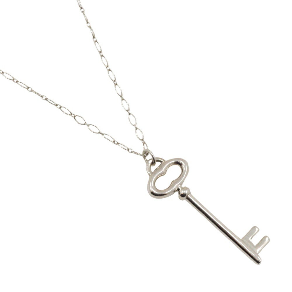 ティファニー チタン オーバル キー シルバー ネックレス ブラック TIFFANY&Co.】ティファニー リターントゥ オーバルタグ