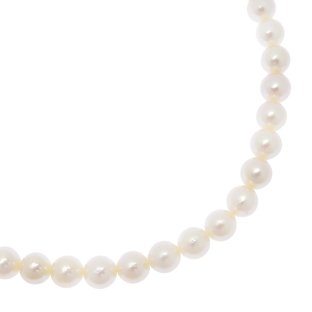 タサキ TASAKI パール ネックレス6.0～6.4ｍｍ シルバー&times;アコヤ真珠 約22.4g Pearl レディース【中古】Aランク｜質にしきの【ブランド販売・買取】