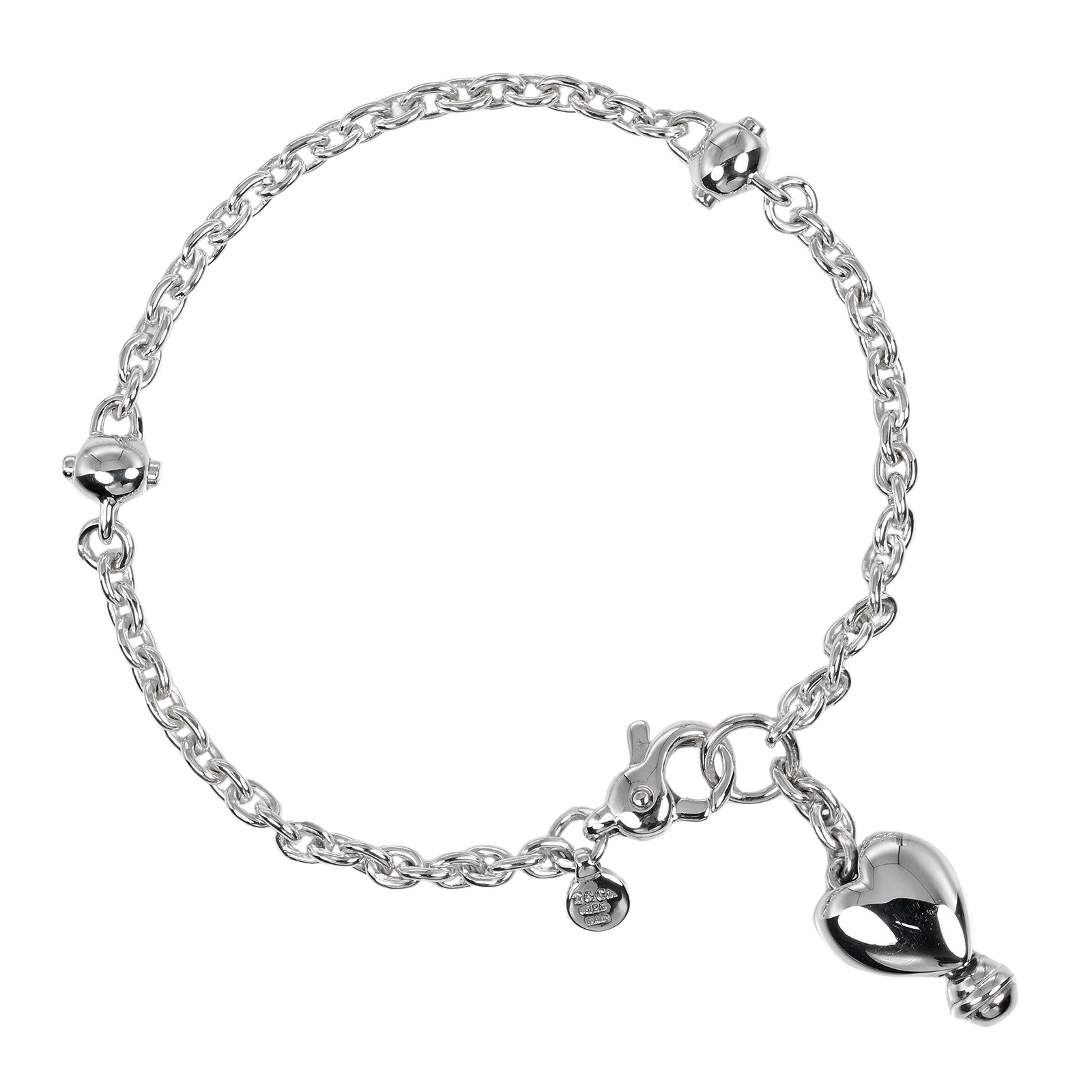 Tiffany&Co ピアスドハートブレスレット silver925 Tiffany&Co. ピアスドハート ブレスレット SV925 | CREE VINTAGE
