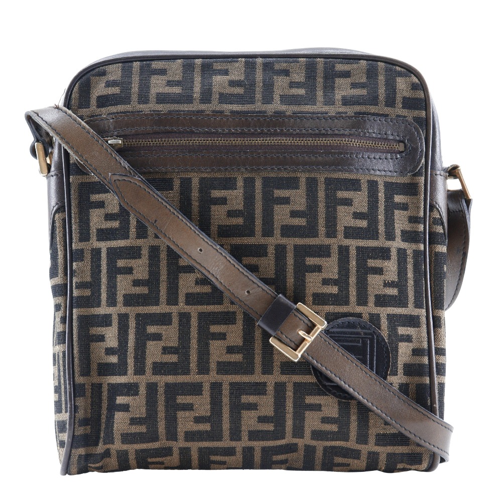 楽天市場】FENDI フェンディ ズッカ柄 男女兼用 ブラウン 茶