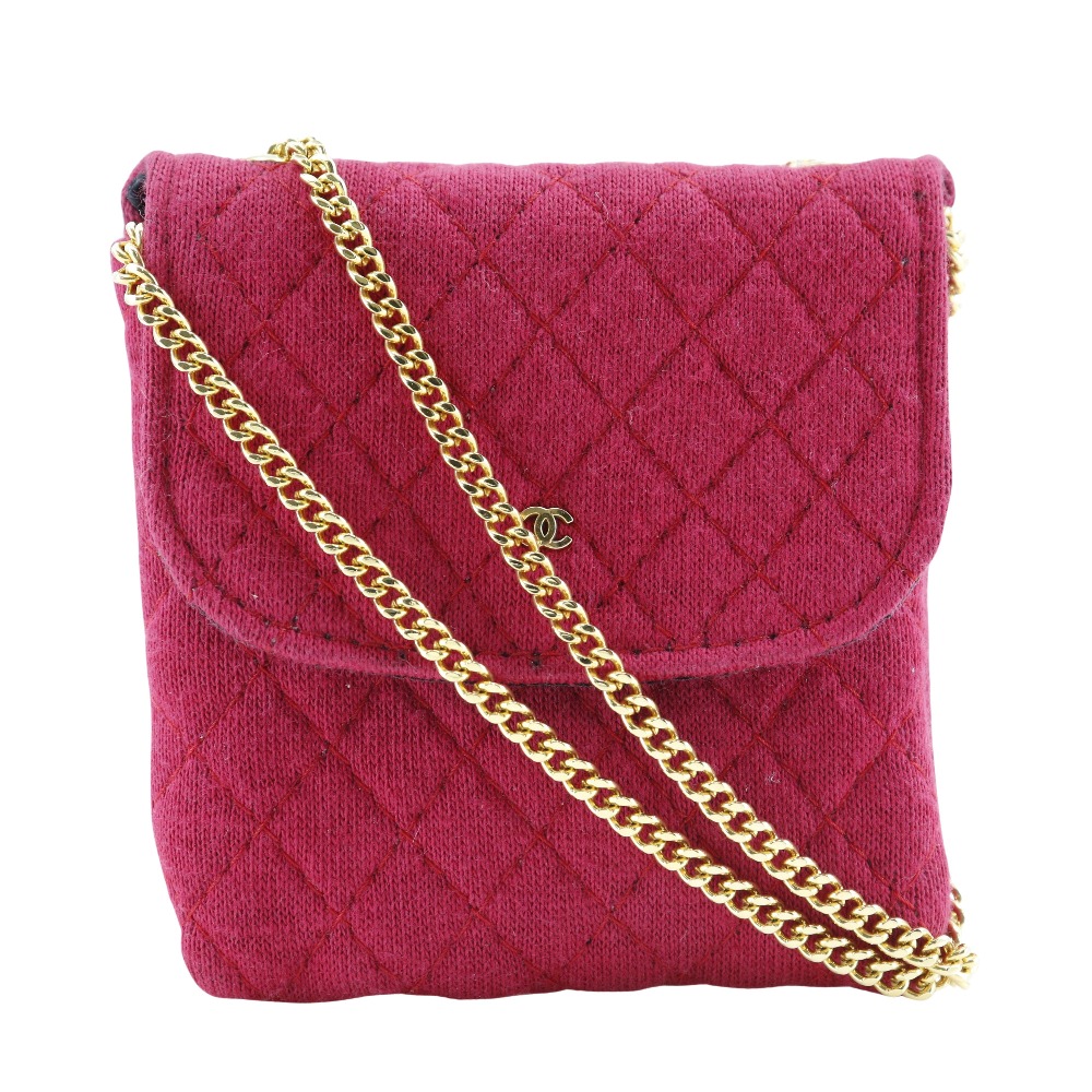 美品！シャネル CHANEL チェーンショルダー　チョコバー レッドポーチ 楽天市場】CHANEL シャネル チョコバー ココマーク チェーン