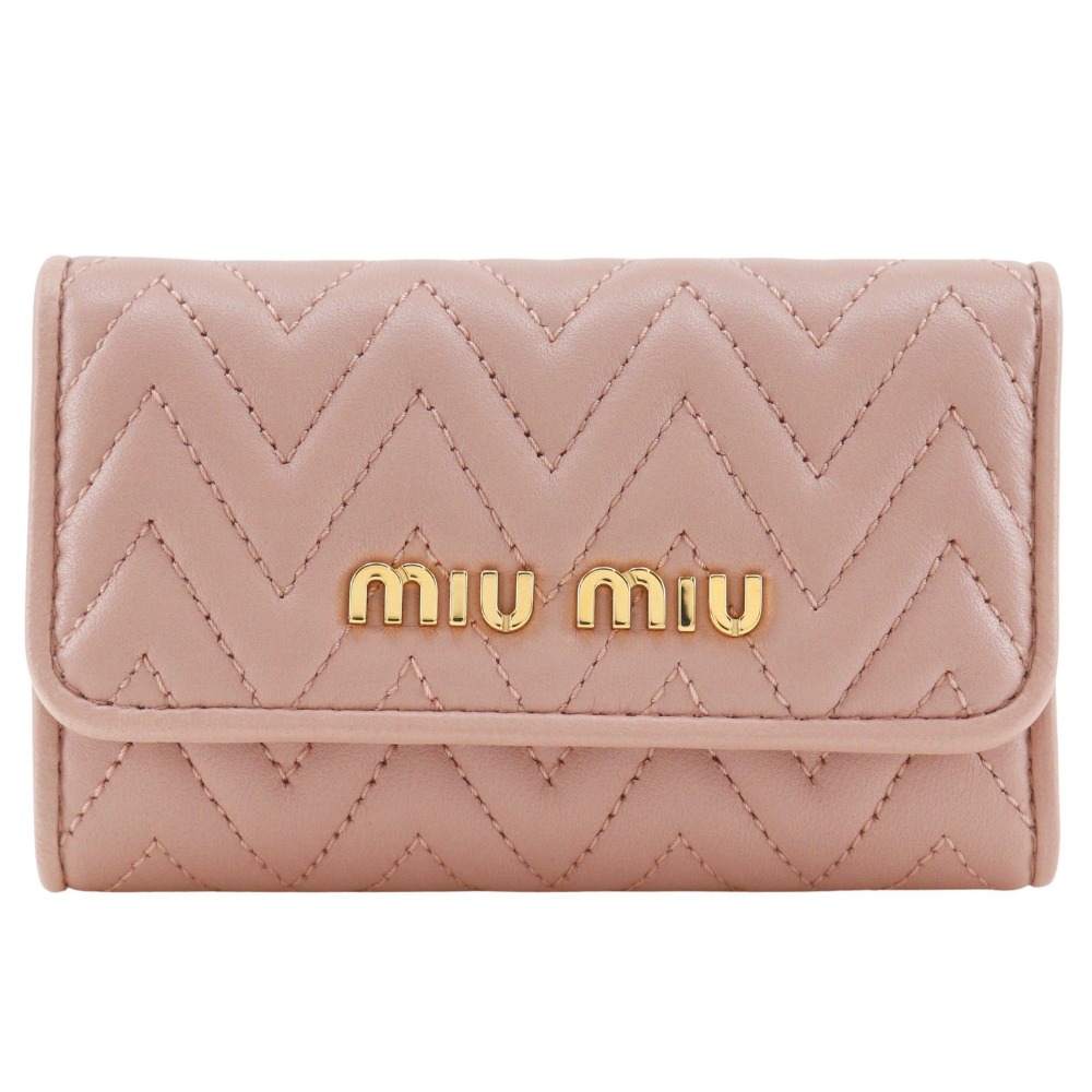 MIUMIU キーケース MIUMIU キーケース MATELASSE マテラッセ 5PG222 2FPP(506504172