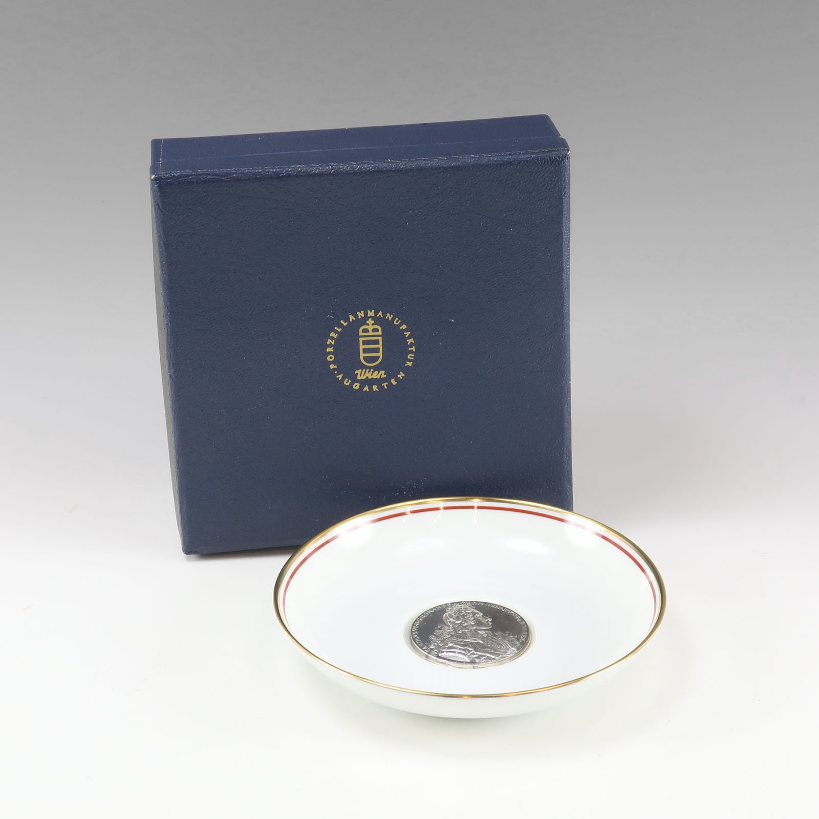 【スーパーセール10％OFF対象】アウガルテン Augarten 1000 Jahre ?sterreich Edition 1996 オブジェ オーストリア 1000年 貨幣【中古】A+ランク
