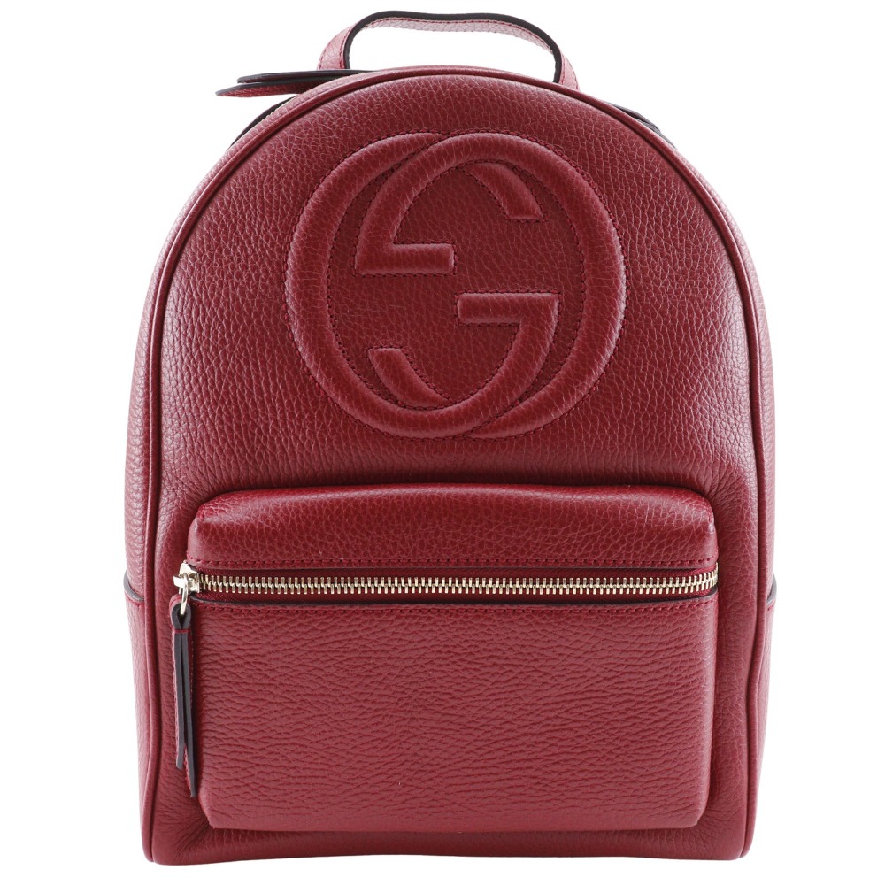 GUCCI ブラック レザー リュック グッチ GUCCI インターロッキングG ソーホー 536192 ブラック