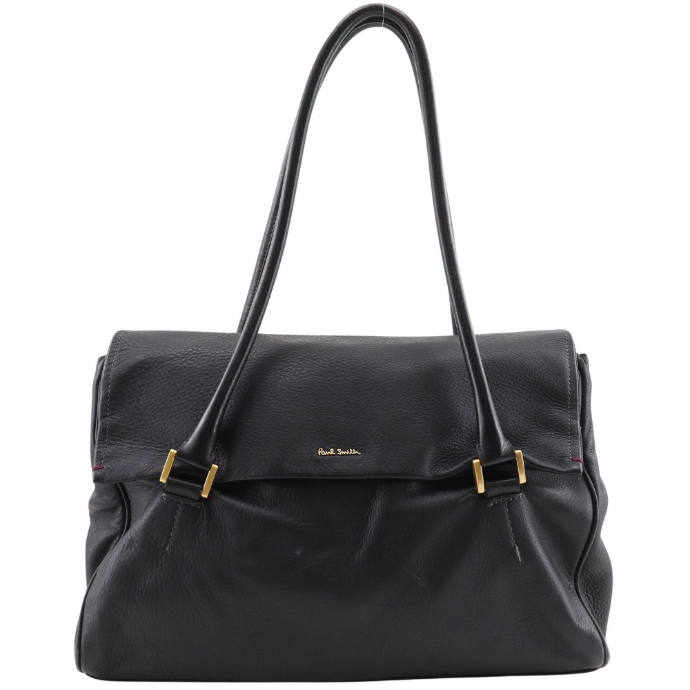 Paul Smith ポール・スミス Nハンティング PWN150 レザー 黒 トートバッグ レディース s211124663-1.jpg