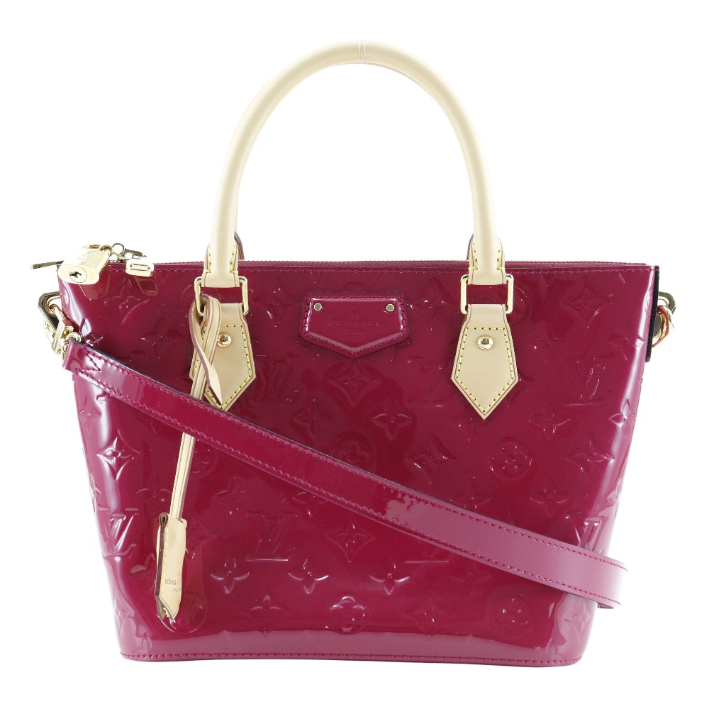 ルイ・ヴィトン LOUIS VUITTON モンテベロPM ハンドバッグ 2WAYショルダー Ｍ90166 モノグラムヴェルニ ローズアンディアン フランス製 2014年 ピンク DR2174 2way Montebello PM レディース【中古】A+ランク