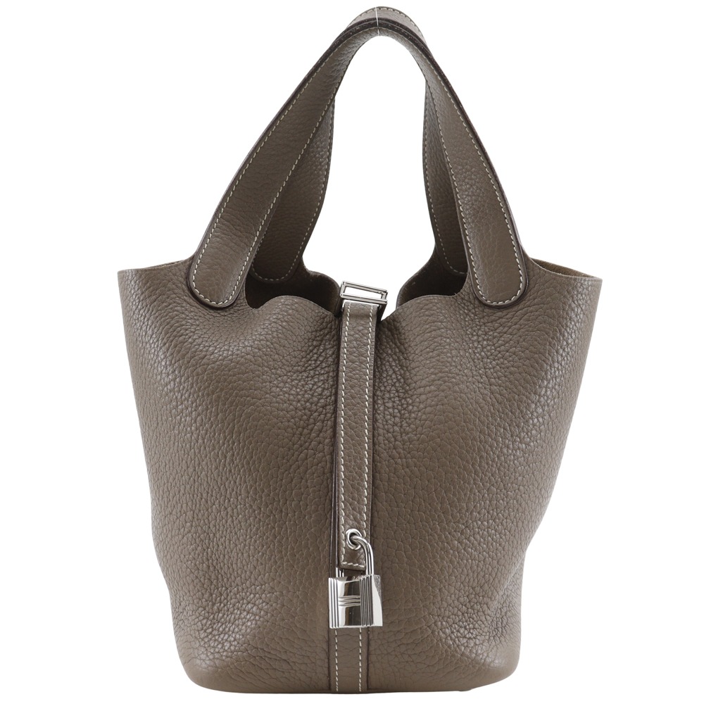 エルメス ピコタンロックPM エトゥープ ハンドバッグ トリヨンクレマンス 楽天市場】エルメス HERMES ピコタンロック PM ピコタンロックPM 18