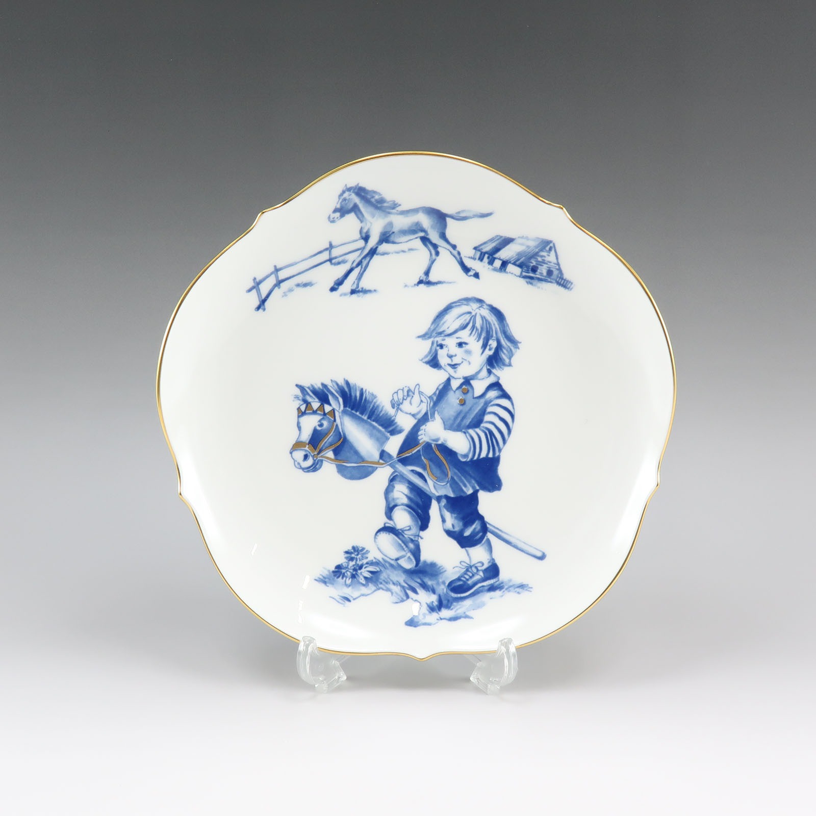 【スーパーセール10％OFF対象】マイセン Meissen 2002年 メモリアルプレート 置物 オブジェ【中古】A+ランク