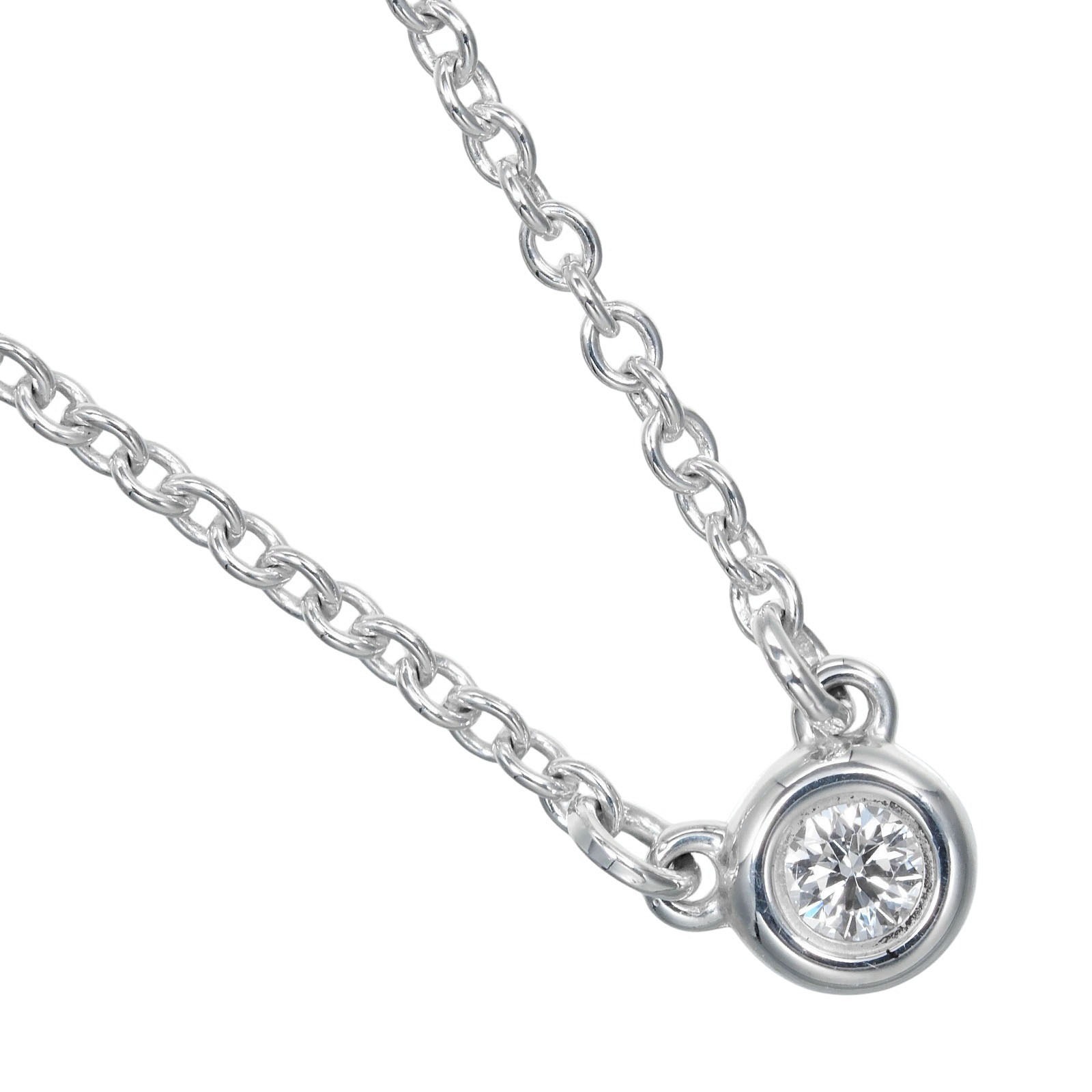 ◇ティファニー◇925/1P/バイザヤード/ネックレス/ダイヤモンド/ブランド 楽天市場】Tiffany&Co. ティファニー バイザヤード ダイヤモンド