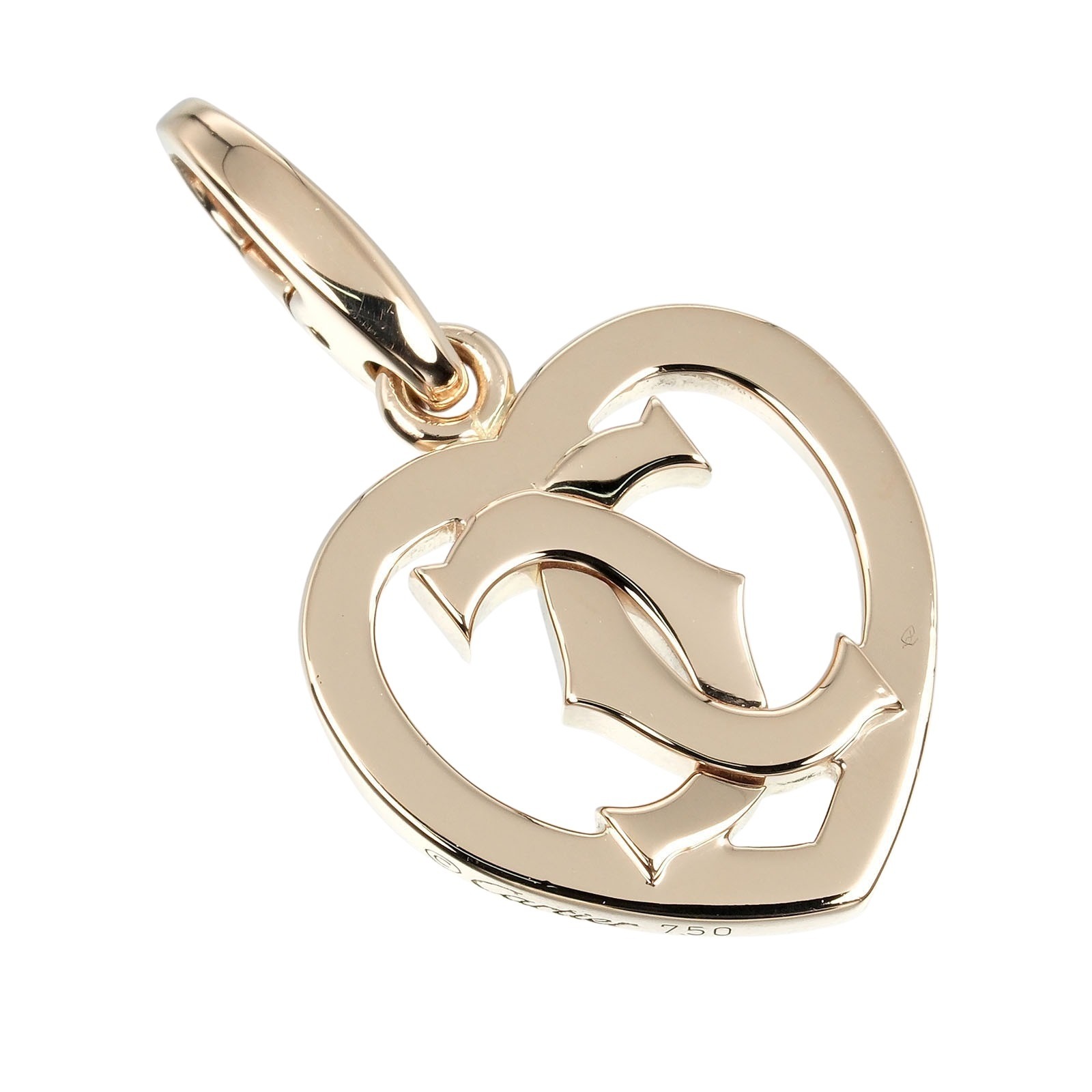カルティエ Cartier ペンダントトップ サントス100 K18YG SS カルティエ ペンダントトップ サントス100 K18YG/SS #168376