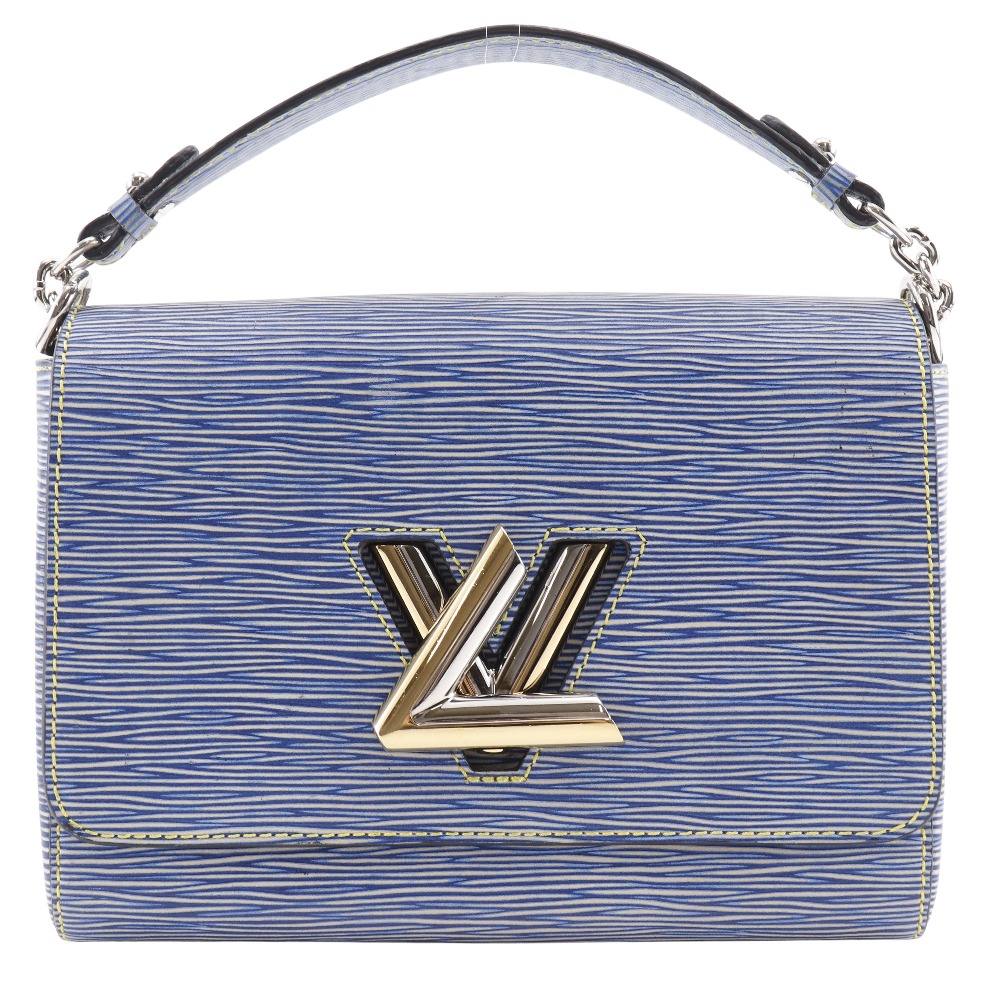 ルイ・ヴィトン LOUIS VUITTON ツイストMM ショルダーバッグ M50271 エピレザー エピデニム フランス製 2015年 斜め掛け 肩掛け ターンロック Twist MM レディース【中古】