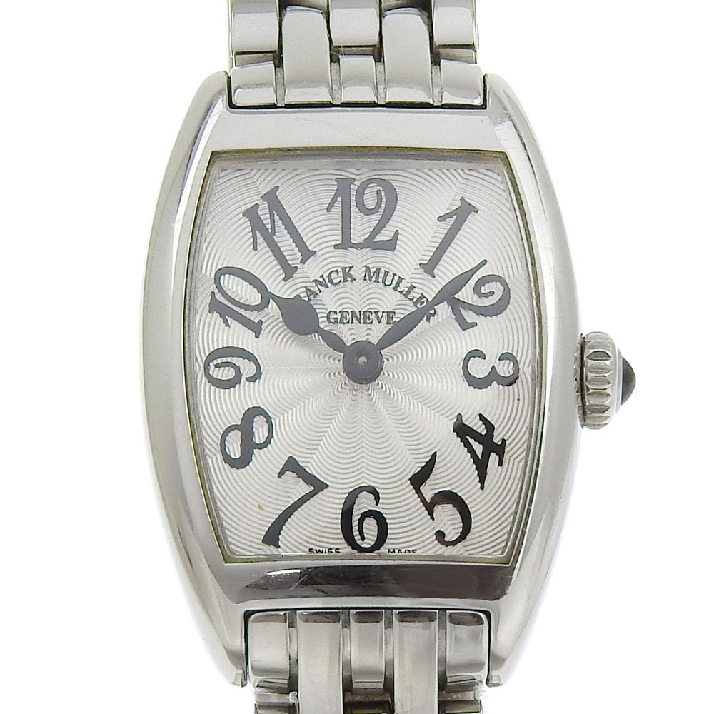 【FRANCK MULLER】フランクミュラー トノーカーベックス インターミディエ cal.280.002 2252QZ ステンレススチール クオーツ アナログ表示 レディース シルバー文字盤 腕時計 FRANCK MULLER（フランクミュラー） 時計 レディース トノウ カー