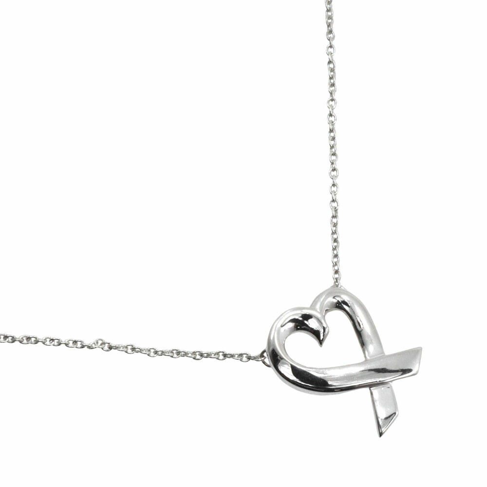 ティファニー TIFFANY&Co. ラビングハート ネックレス パロマ・ピカソ シルバー925 約2.4g Loving heart レディース【中古】Aランク
