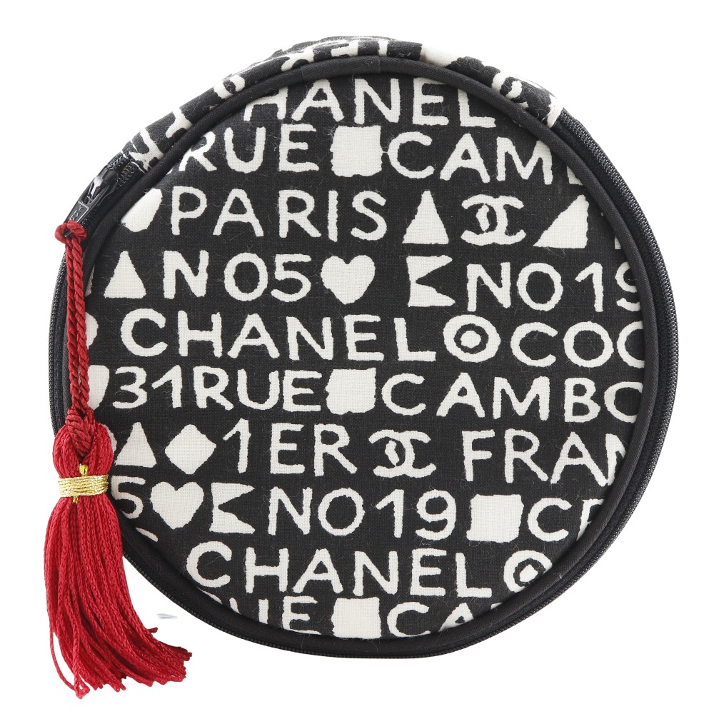 【美活女子の必需品】CHANEL★ポーチ★化粧道具入れにも★ 楽天市場】シャネル CHANEL ポーチ ブラックxクリア PVC(塩化