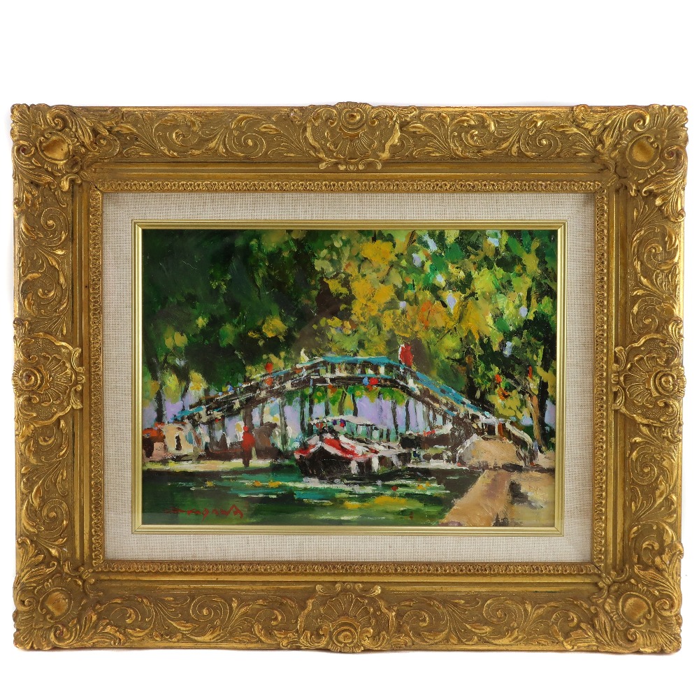 楽天市場】関 拓司 「 サン・ジェルマン リュード・セーヌ 」 油絵