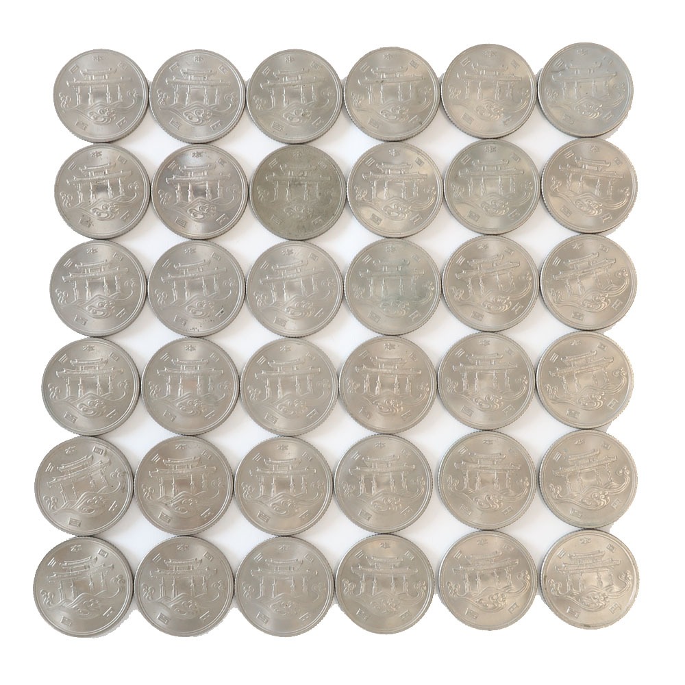 EXPO’75 沖縄　旧100円硬貨28枚 エキスポ EXPO75 沖縄海洋博 100円記念硬貨 昭和50年4枚 - メルカリ