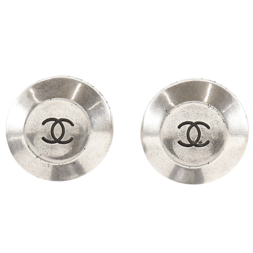 シャネル CHANEL ココマーク イヤリング 金属製 フランス製 1999年 シルバー 99P 約19.1g COCO Mark レディース【中古】 32,370円