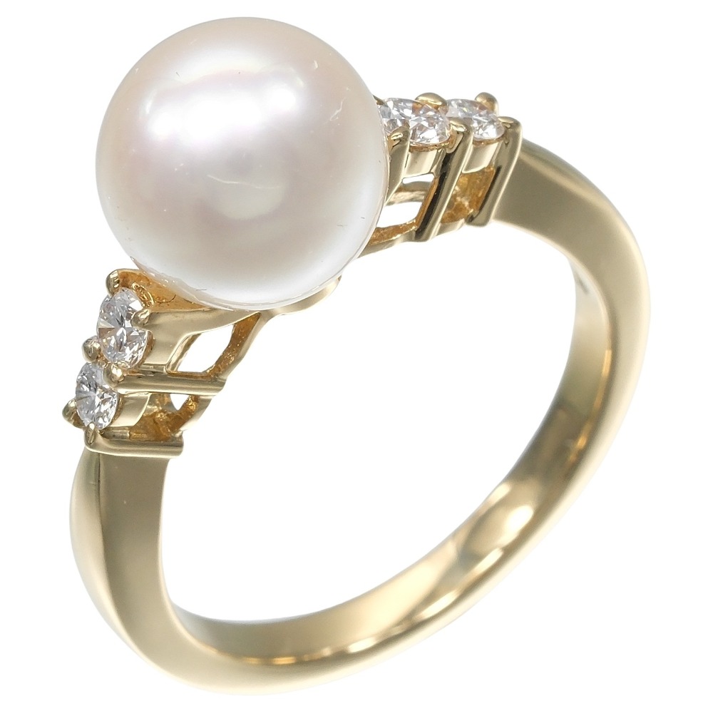 楽天市場】☆8/9 ミキモト ダイヤモンド パヴェリング 0.93ct K18YG