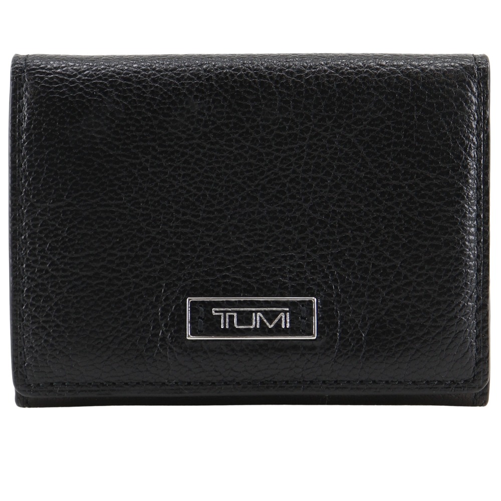 TUMI レザー名刺入れ ネイビー/ブラック TUMI レザー名刺入れ ネイビー/ブラック トゥミ(TUMI) カード