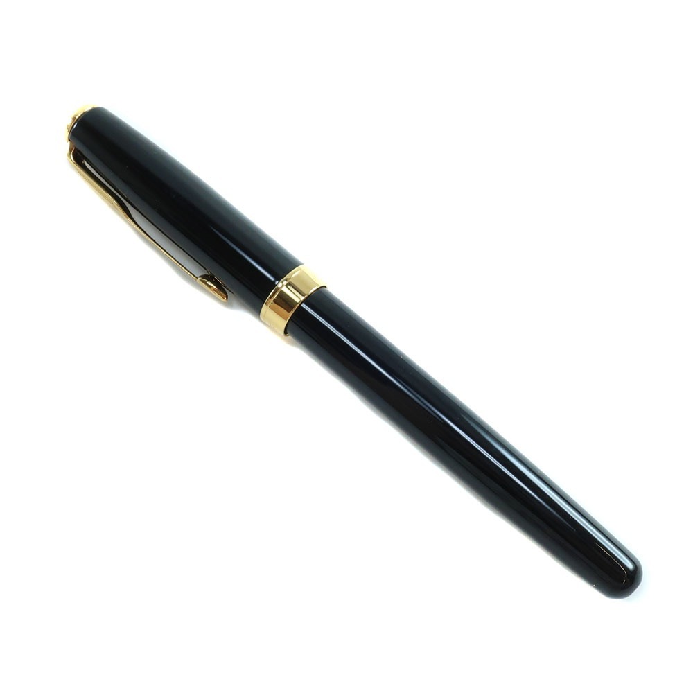 PARKER パーカー　万年筆　18K 750 刻印　黒　ブラック Yahoo!オークション -「パーカー 万年筆 18k」の落札相場・落札価格