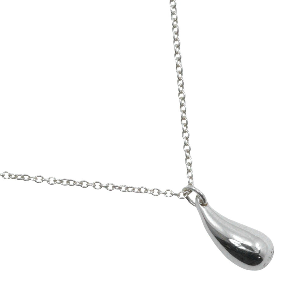 ティファニー TIFFANY&Co. ティアドロップ ネックレス エルサ・ペレッティ シルバー925 約2.6g teardrop レディース【中古】Aランク