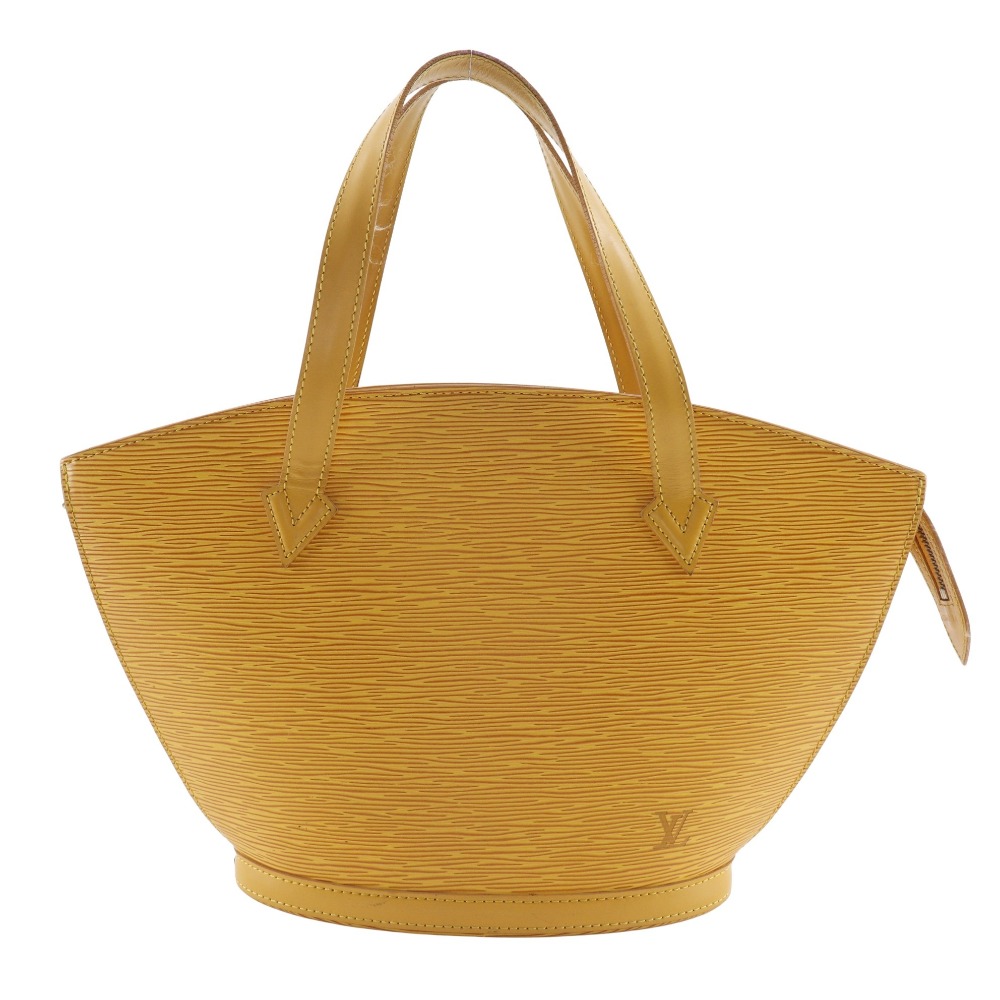 ルイ・ヴィトン LOUIS VUITTON サンジャック ハンドバッグ M52279 エピレザー タッシリイエロー フランス製 1993年 黄 VI0993 手提げ A5 ファスナー Sun jack レディース【中古】