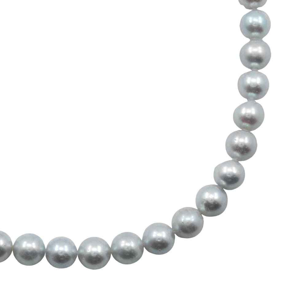 真珠 ネックレス8.0～8.4ｍｍ 真珠&times;シルバー 約42.5g Pearl レディース【中古】A-ランク｜質にしきの【ブランド販売・買取】