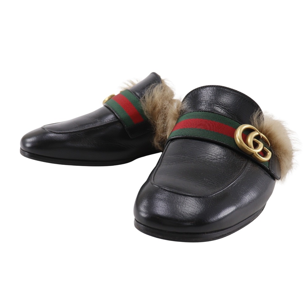 GUCCI グッチ プリンスタウン グリッター　サンダル　シルバー kldclothing_dpfzwcur26kv