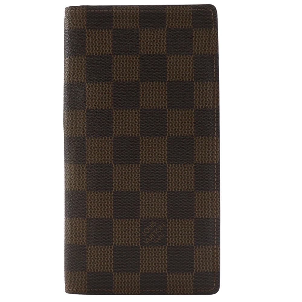 ルイ・ヴィトン LOUIS VUITTON ポルト・バルール・カルト・クレディ 札入れ N61823 ダミエキャンバス 2002年 茶 MI0032 オープン Porto Barrut Cult Credit メンズ【中古】 23,532円