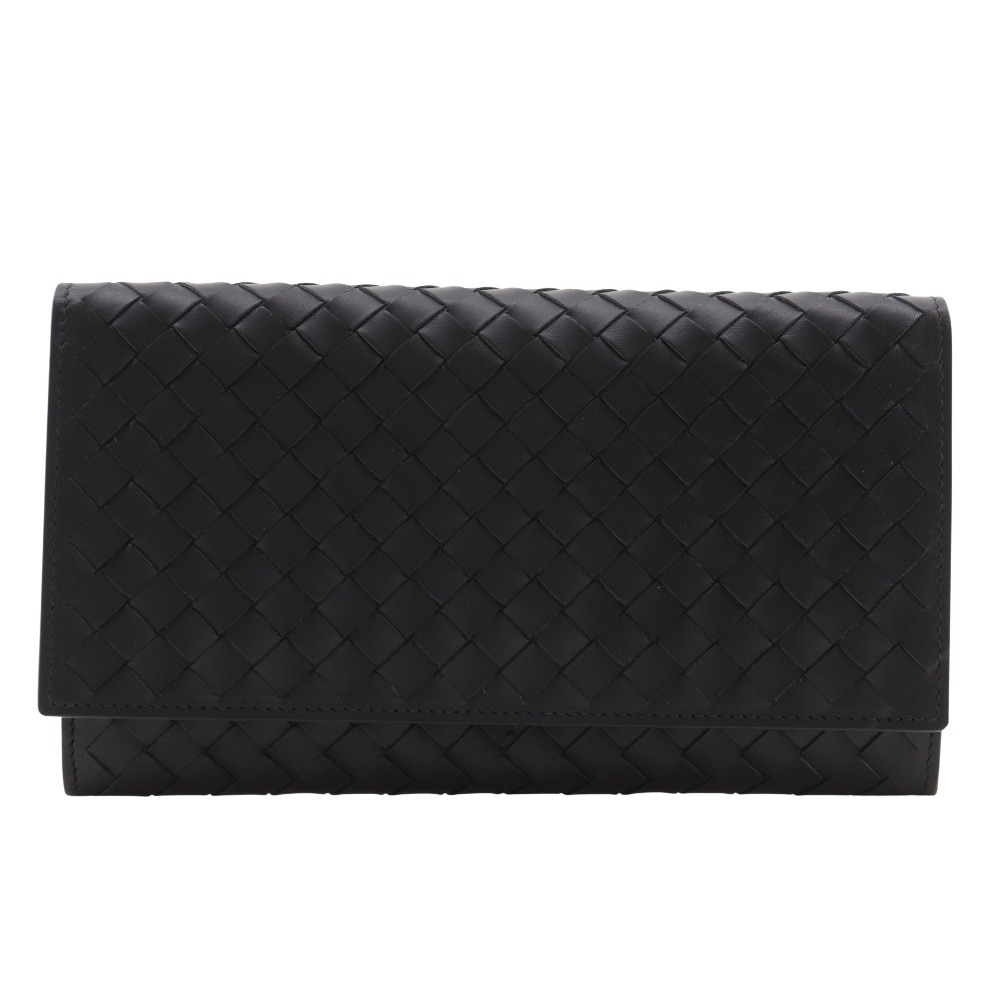 ボッテガヴェネタ BOTTEGAVENETA イントレチャート 長財布 二つ折り カーフ イタリア製 オープン Intrecciato メンズ【中古】A+ランク｜質にしきの【ブランド販売・買取】