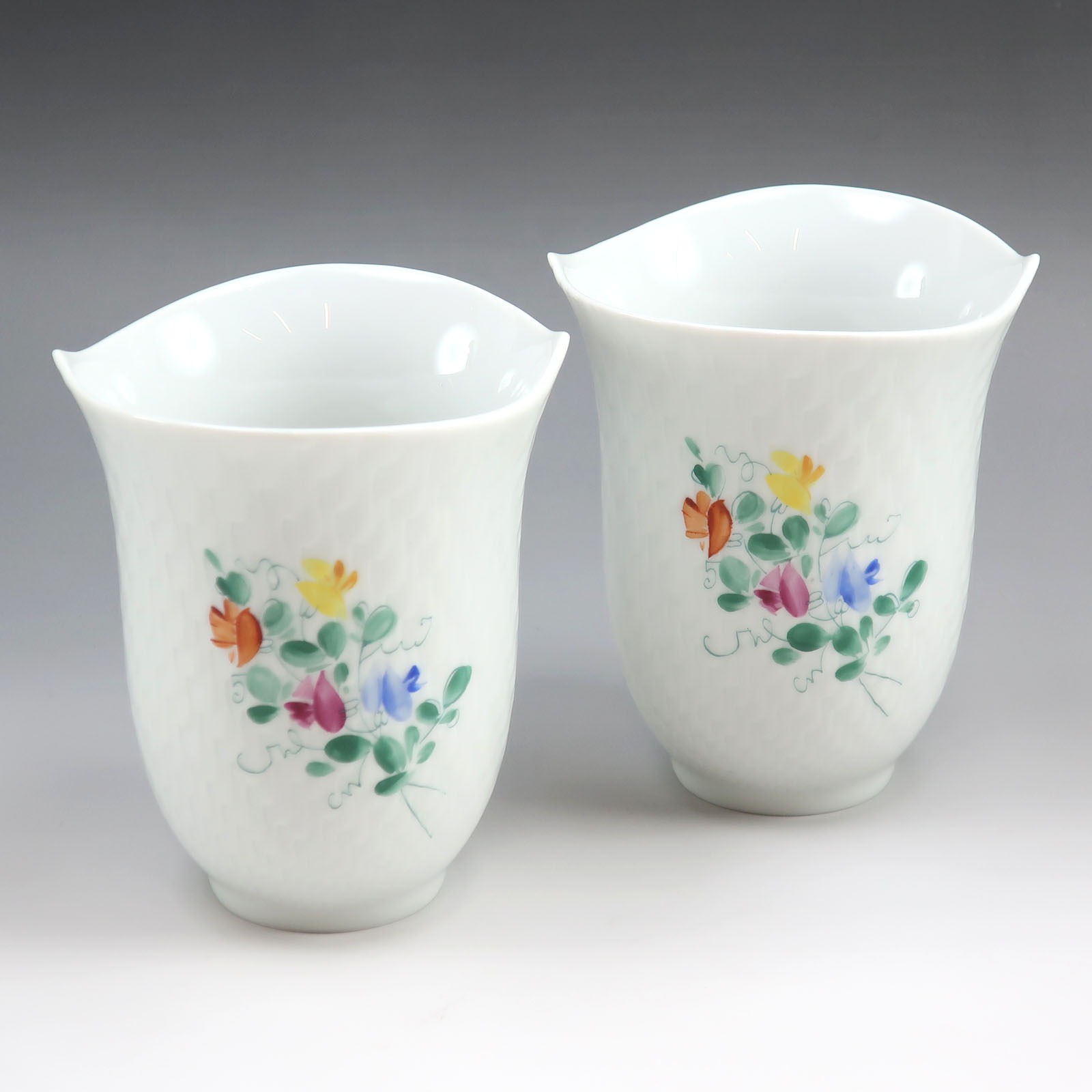 マイセン Meissen 波の戯れ スイートピー 食器 タンブラー×2 55404/68a087【中古】A+ランク