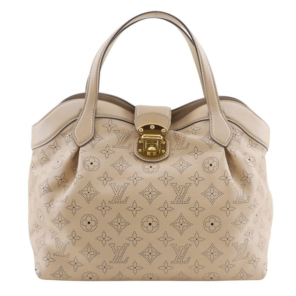 ルイ・ヴィトン LOUIS VUITTON シールスPM ハンドバッグ M93818 モノグラムマヒナ オパール 2011年 ベージュ AR1101 手提げ A4 パチン錠 Shiels PM レディース【中古】