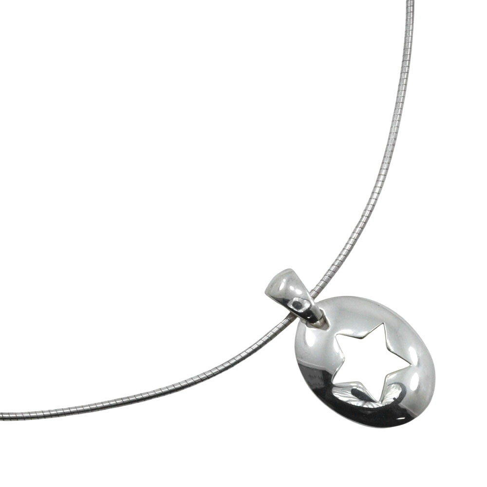 ティファニー TIFFANY&Co. ピアストスター ネックレス チョーカー シルバー925 スター 約9.7g Piast Star レディース【中古】Aランク