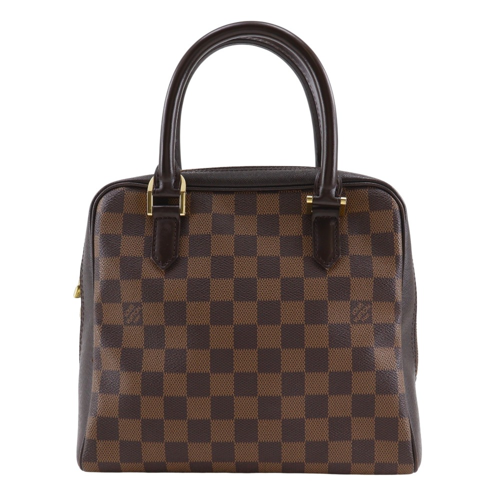 ルイ・ヴィトン LOUIS VUITTON ブレラ ハンドバッグ N51150 ダミエキャンバス 2000年 茶 VI0050 手提げ A5 ダブルファスナー Brera レディース【中古】