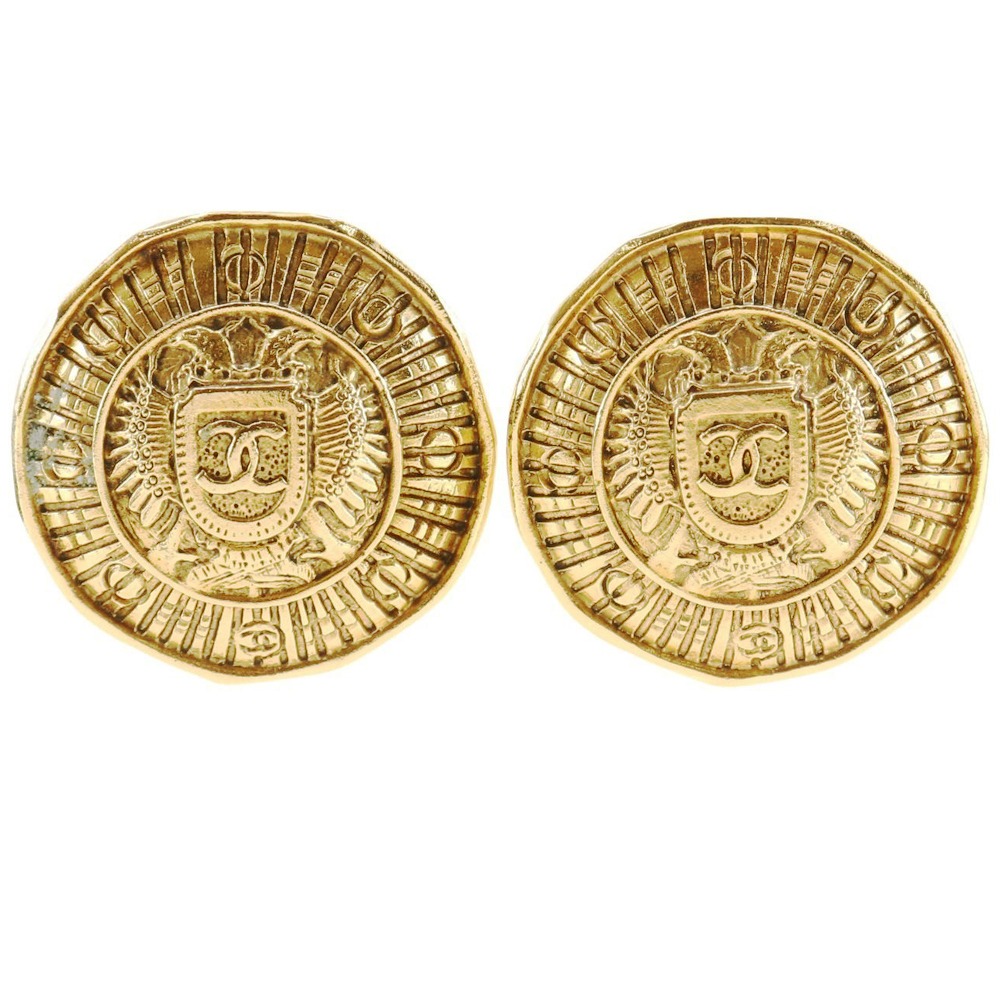 シャネル CHANEL 31 RUE CAMBON カンボン イヤリング ヴィンテージ 金メッキ 約23.0g 31 RUE CAMBON レディース【中古】Aランク