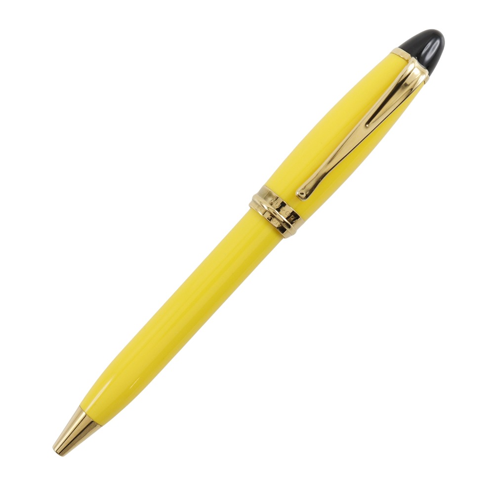 アウロラ AURORA イプシロン ボールペン 筆記用具 ステーショナリー イエロー Epsilon _【中古】SAランク
