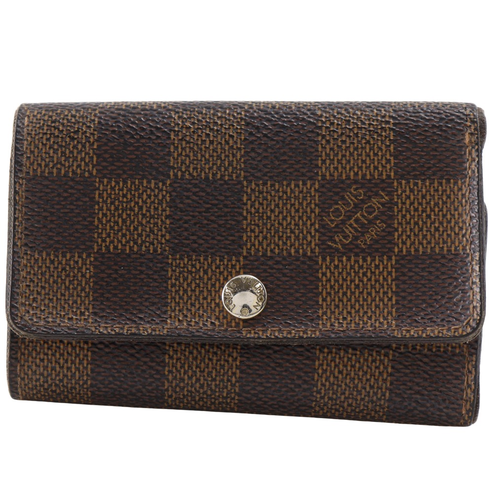 ルイ・ヴィトン LOUIS VUITTON ミュルティクレ6 キーケース N62630 ダミエキャンバス 2013年 茶 CT2193 スナップボタン Multicles6 ユニセックス【中古】｜質にしきの【ブランド販売・買取】 9,984円