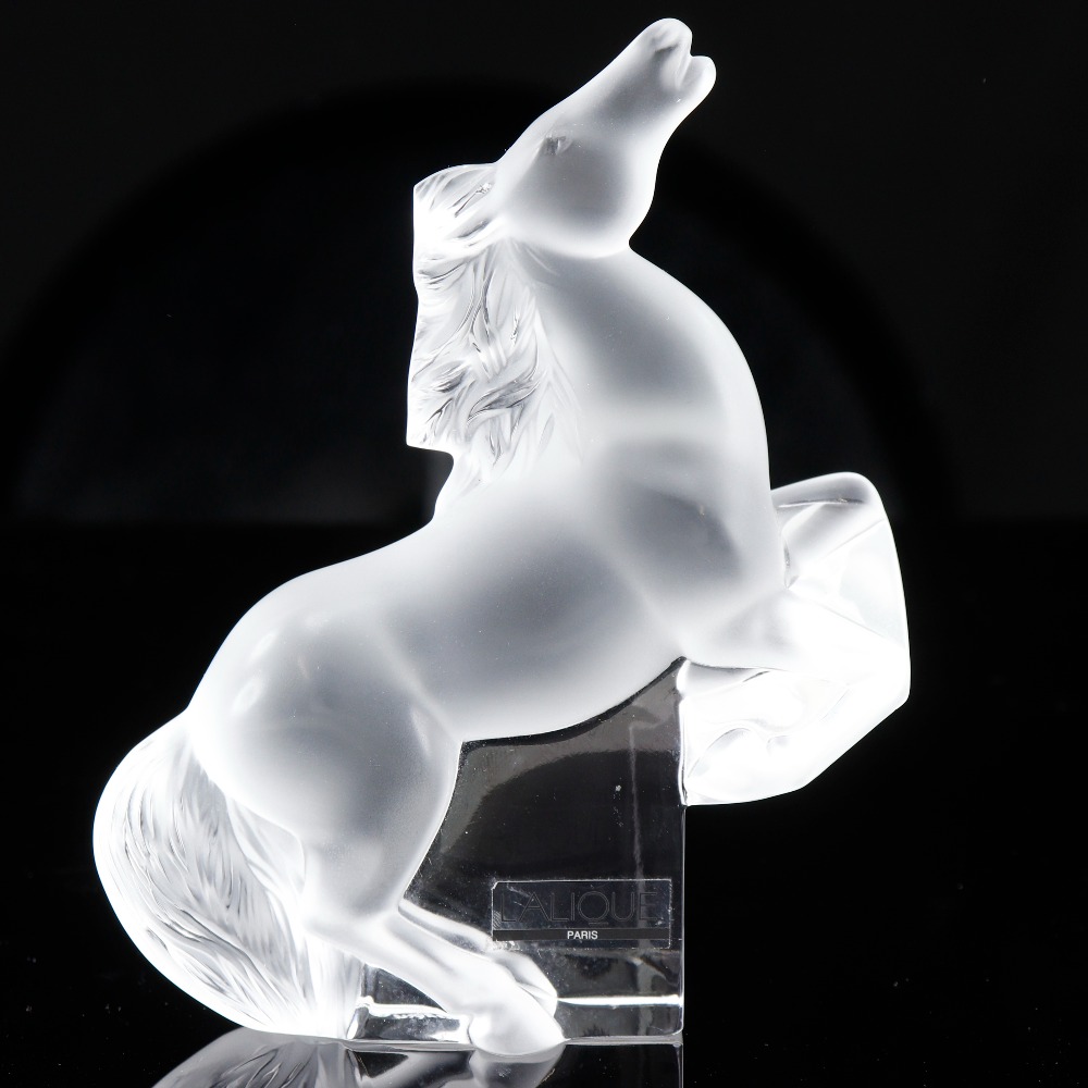 楽天市場】ラリック カザック 置物 馬 11cm クリア 1204800 ラリック